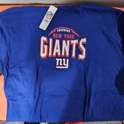 New York Giants Blue Long Sleeve Shirt 2XL