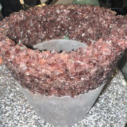 Amethyst Vase/Plant Pot