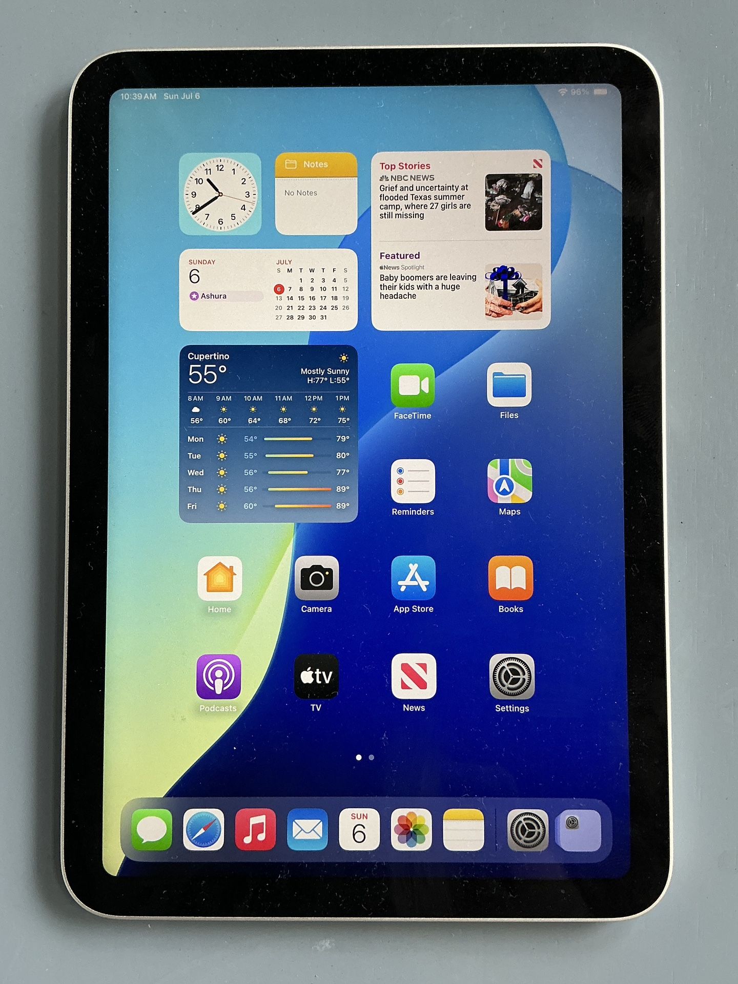 Apple iPad Mini 6th Gen 64GB Starlight White Wi-Fi + Apple Pencil 2