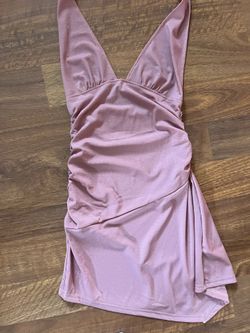 Rose Gold/ Pink Colored Dress Size Small Brand New 