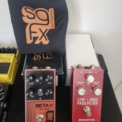 Bass/ Guitar Effect Pedals For Sale!