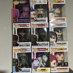 Anime/Godzilla Funko Pops