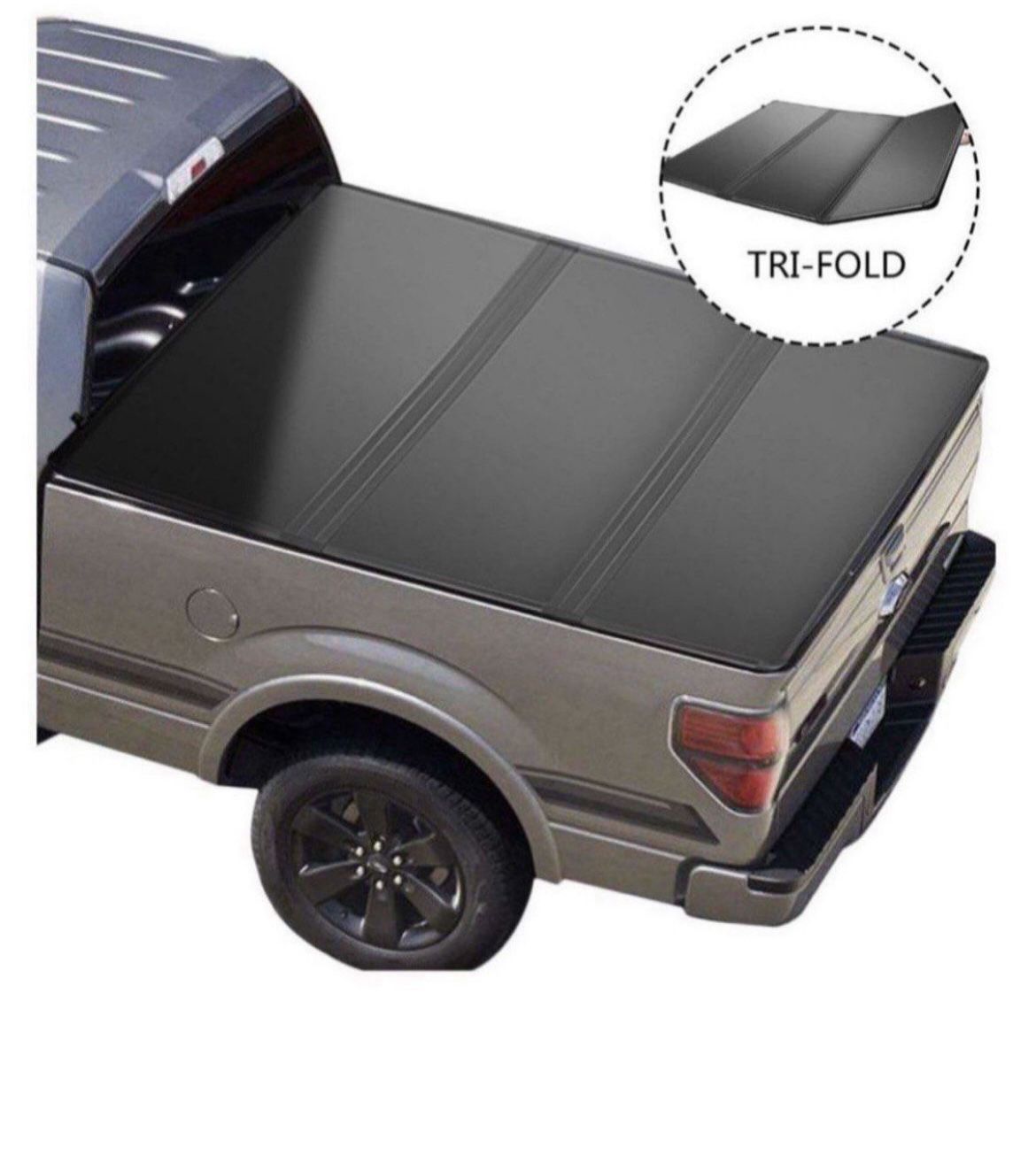 Truck Bed Cover, Tri-Fold Hard Truck Bed Cover