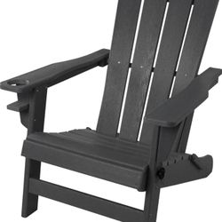 Folding Adirondack Chair, Patio Outdoor Chairs
