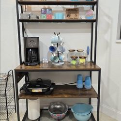 Denkee Bakers Rack Shelf Storage Organizer 