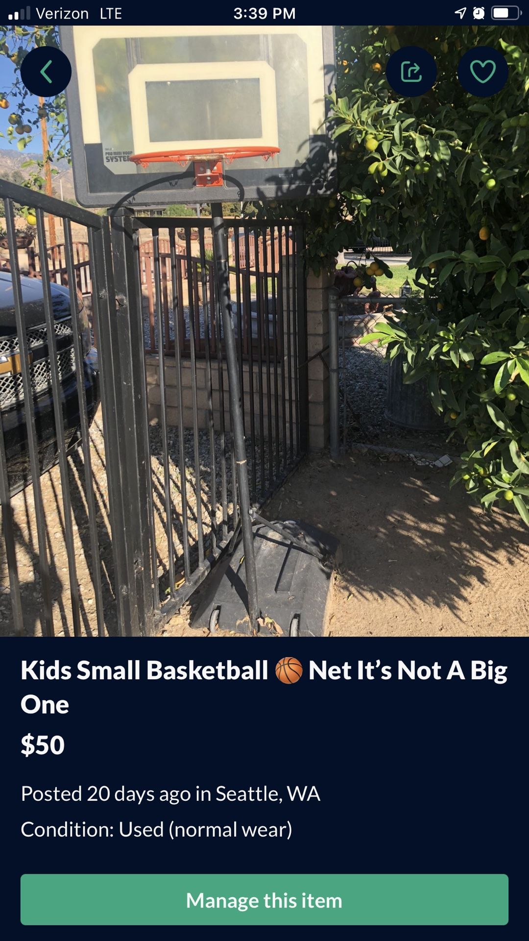 Medium Basketball 🏀 Hoop