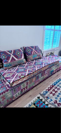 Handmade Afghan Cushion