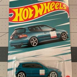 Hot Wheels- '92 Honda Civic EG' Custom Wheel Swap Real Riders