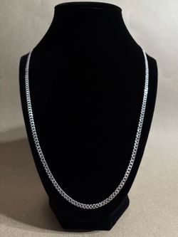 24” 3.5mm .925 silver Miami Cuban⛓️