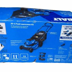 KOBALT 40V 20" Cordless Push Lawn Mower – NEW – No Battery / No Charger