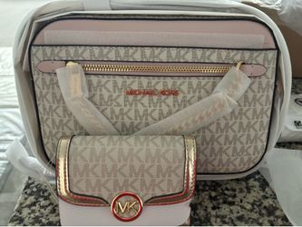 MK wallet and purse combo
