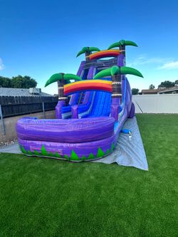 Purple waterslide 🌊