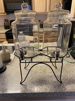 Glass Juice Dispensers 