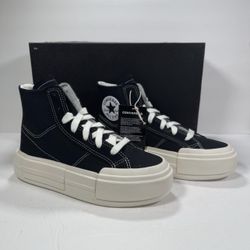 Converse CTAS Cruise Hi Chunky Platform Sneakers Black Egret Women 7.5 Men 6