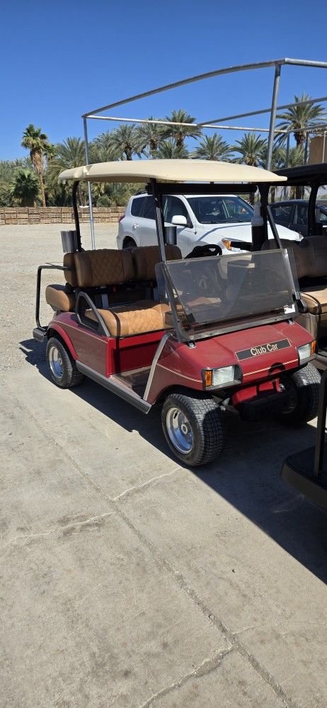 Golf Car / PICKLEBALL TRANSPORTER Lithium Battery + 4 SEATER CLUB CAR 48V