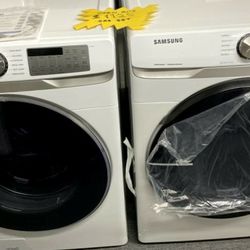 Same Day Delivery, Samsung Front Loading Washer & Dryer Set