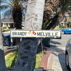 OG Brandy Melville wooden sign