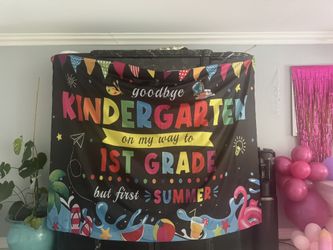 Kinder Graduation Decor Banner