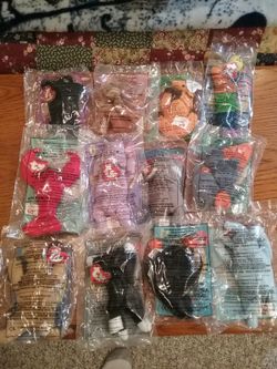 1998 McDonald's TY Beanies Complete set