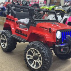  12V Ride On Jeep For Kids