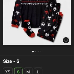 nightmare before chritmas pijamas new