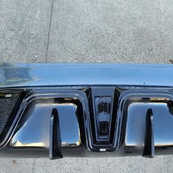 2020 2021 2022 2023 2024 TESLA MODEL Y REAR BUMPER VALANCE CARBON FIBER DIFFUSER LIP