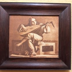 "Child w/a Lute" detail from Vittore Carpaccio's 1510 altarpiece-The Presentation of Jesus in Temple