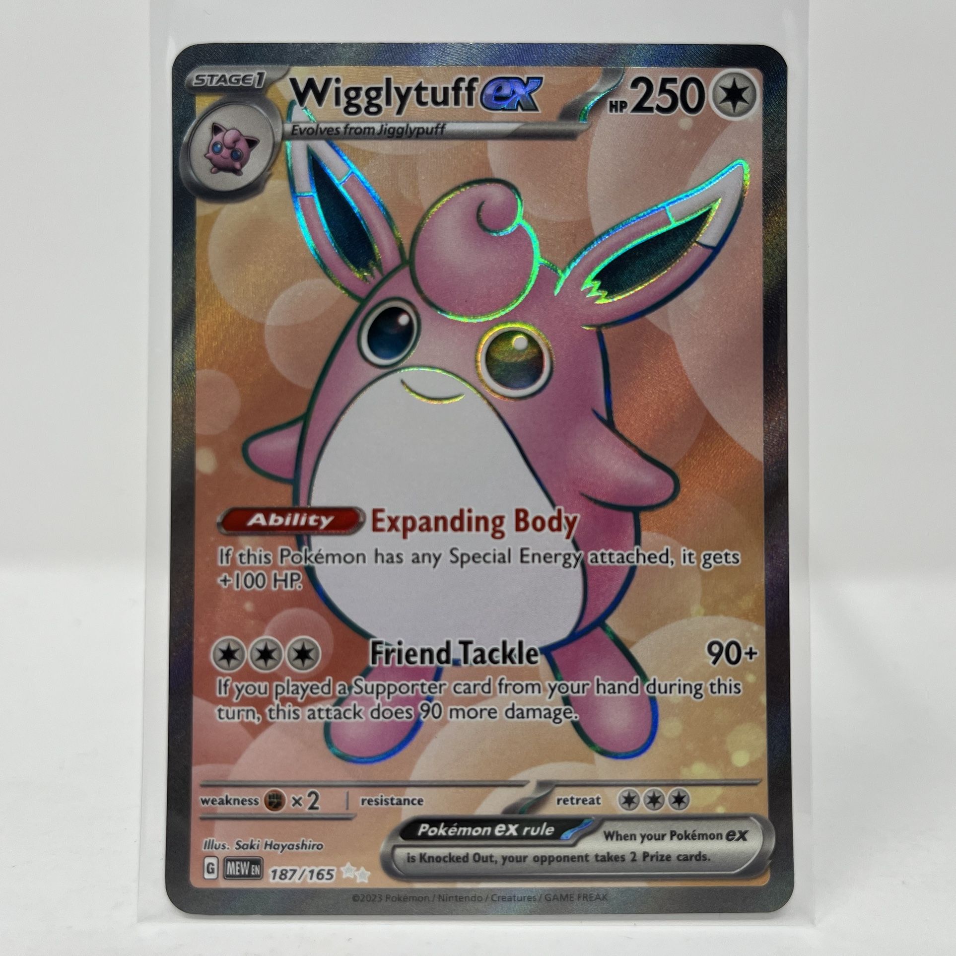 Wigglytuff ex - 187/165 - SV: Scarlet & Violet 151 *TRADE IN YOUR OLD GAMES/POKEMON CARDS CASH/CREDIT*