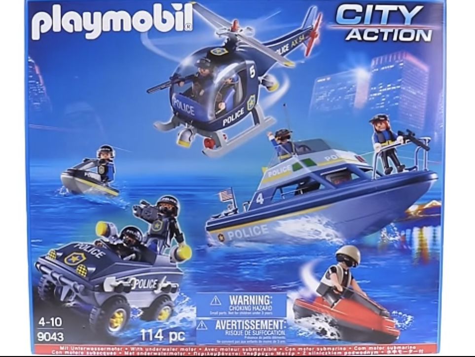 Police Tactical Unit Playmobil Set 9043