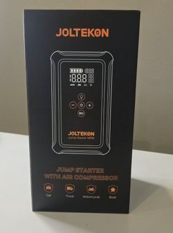 Joltekon 4-in-1 Portable Jump Starter & Turbo Tire Inflator (6000A / 150 PSI)