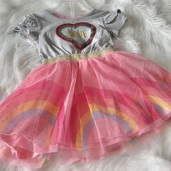 Little Lass Rainbow 🌈 Baby Dress w/ Bloomers *24 Months 