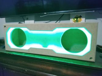 Cajón nuevo personalizado para 2 6.5 con espacio para 2 tuitery par de medios nuevos en caja