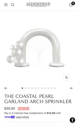 MINNIDIP THE COASTAL PEARL GARLAND ARCH SPRINKLER