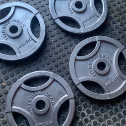 2 Pairs Of 45 Lbs Olympic Weights Plates $70/ Pair