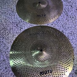 14 Inch Muted Hi Hat Cymbals
