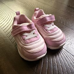 Pink Baby Sneakers Size 4