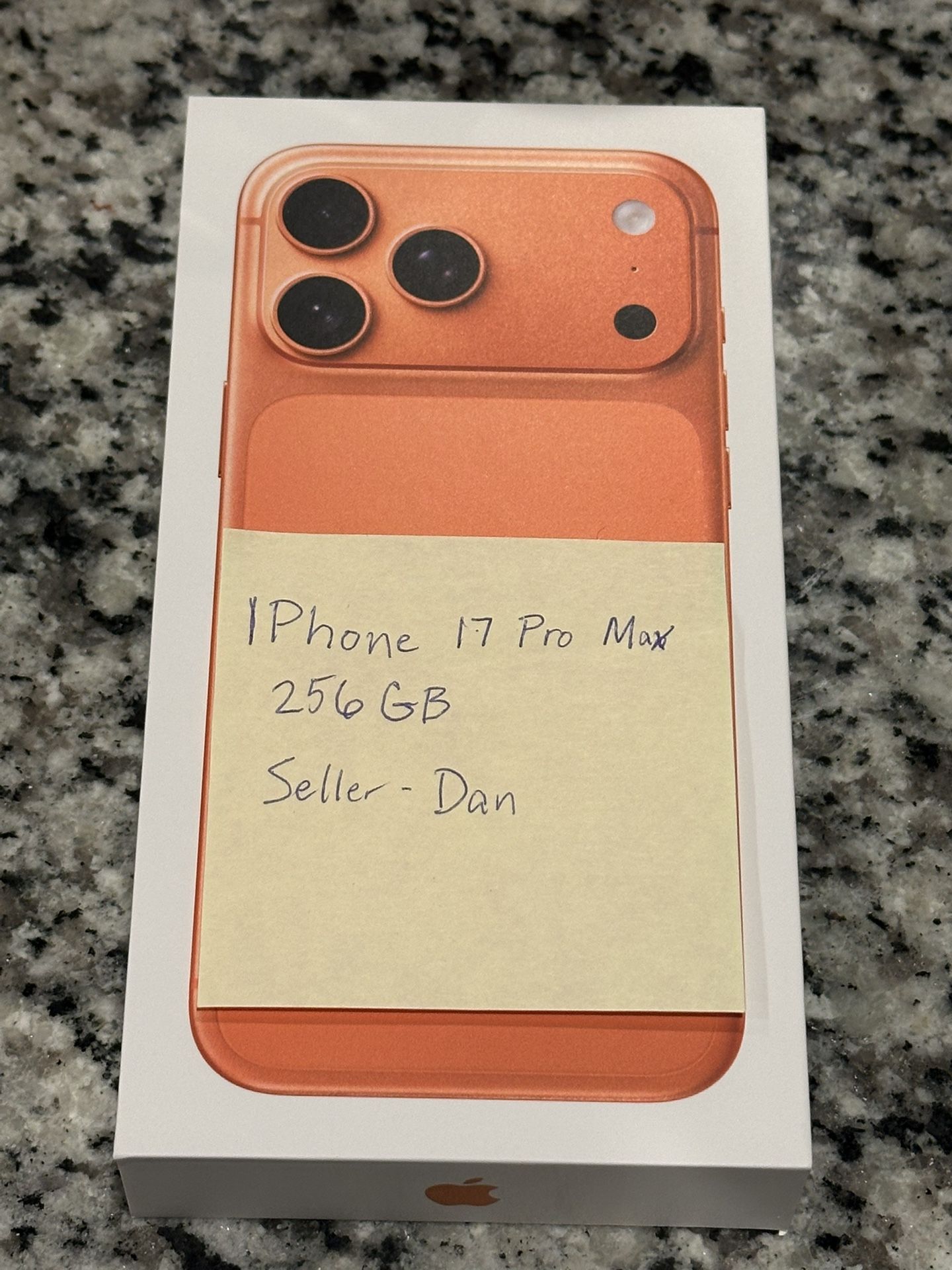 New Apple iPhone 17 Pro Max 256GB Cosmic Orange
