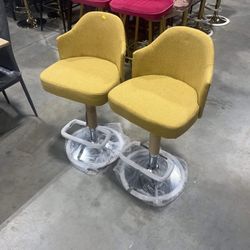 Swivel Bar Stools Chairs Set of 2