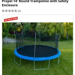 14 Feet Round Trampoline.