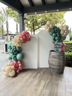 Balloon and signage