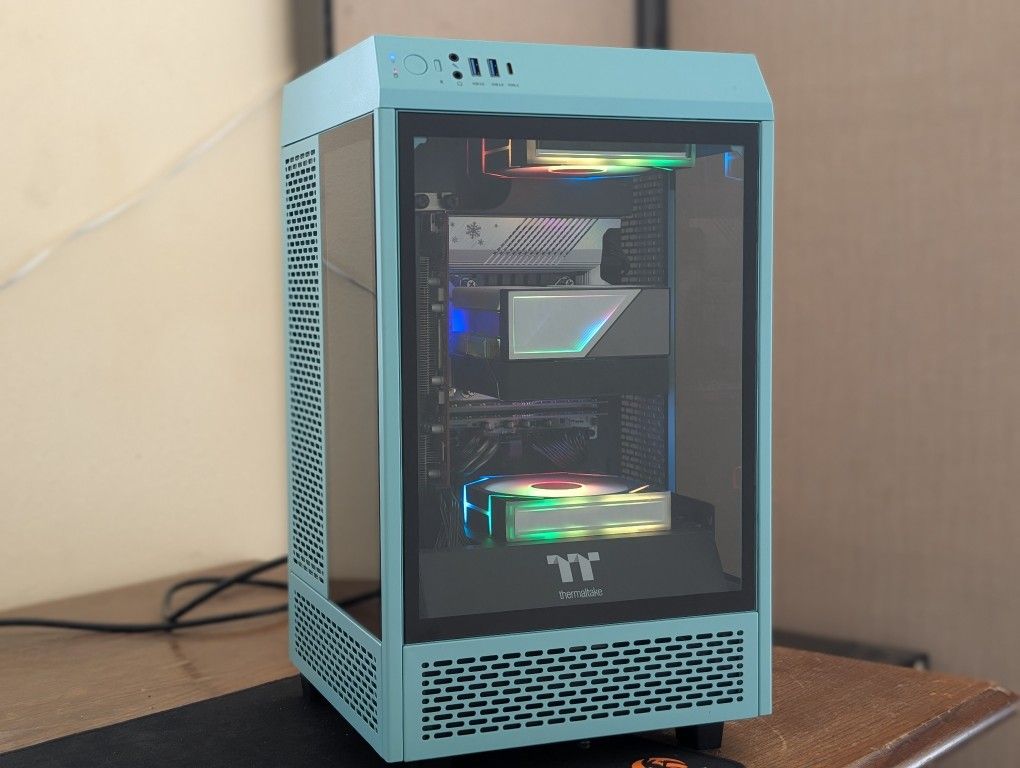 Intel Core i5 12400 + AMD Radeon RX 5700 XT ITX RGB Gaming Desktop PC Computer