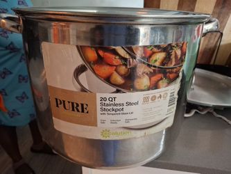 20qt Stainless Steel Stock Pot