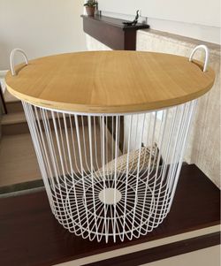 Accent Table / Storage Basket
