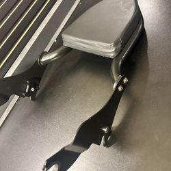 Detachable Sissy Bar Backrest Passenger Backrest Compatible with Harley Touring Street Glide Road Glide Road King Electra Glide 2009-2025