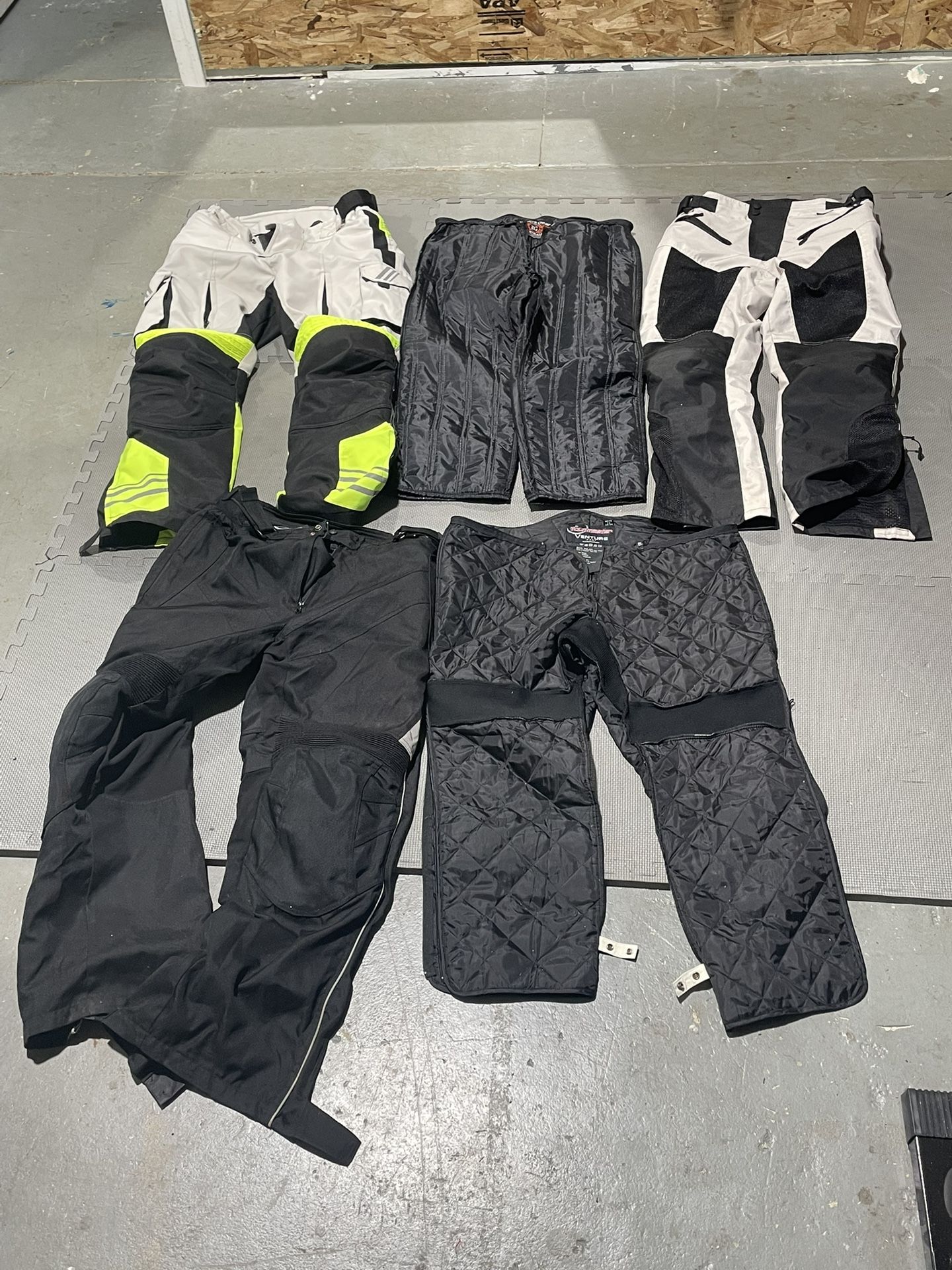 3 Pairs Of Adv Motorcycle Pants