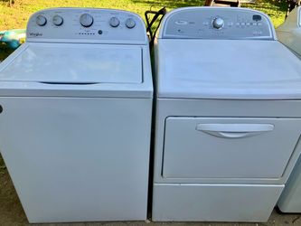 Warpool washer and dryer set