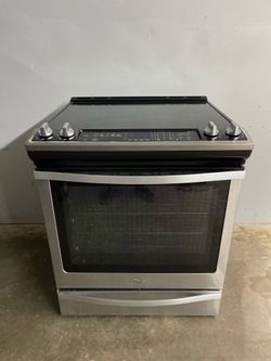 Whirlpool Stainless Slide In Stove ‼️60 Day Warranty‼️