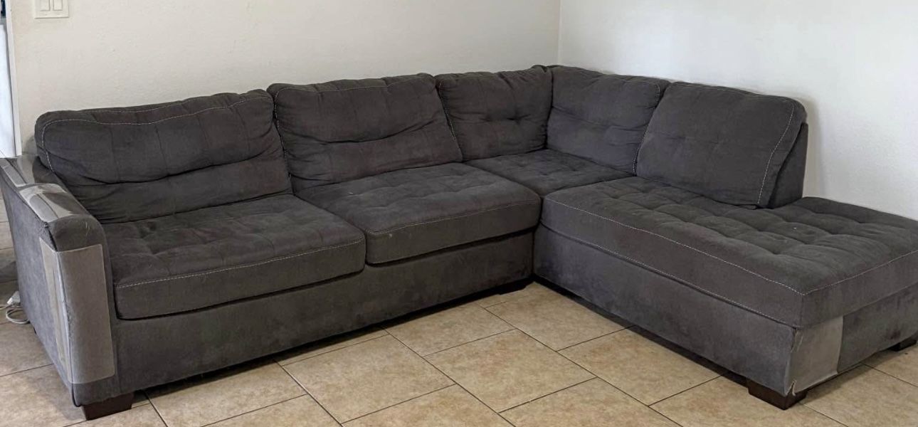 Grey Sectional Couch