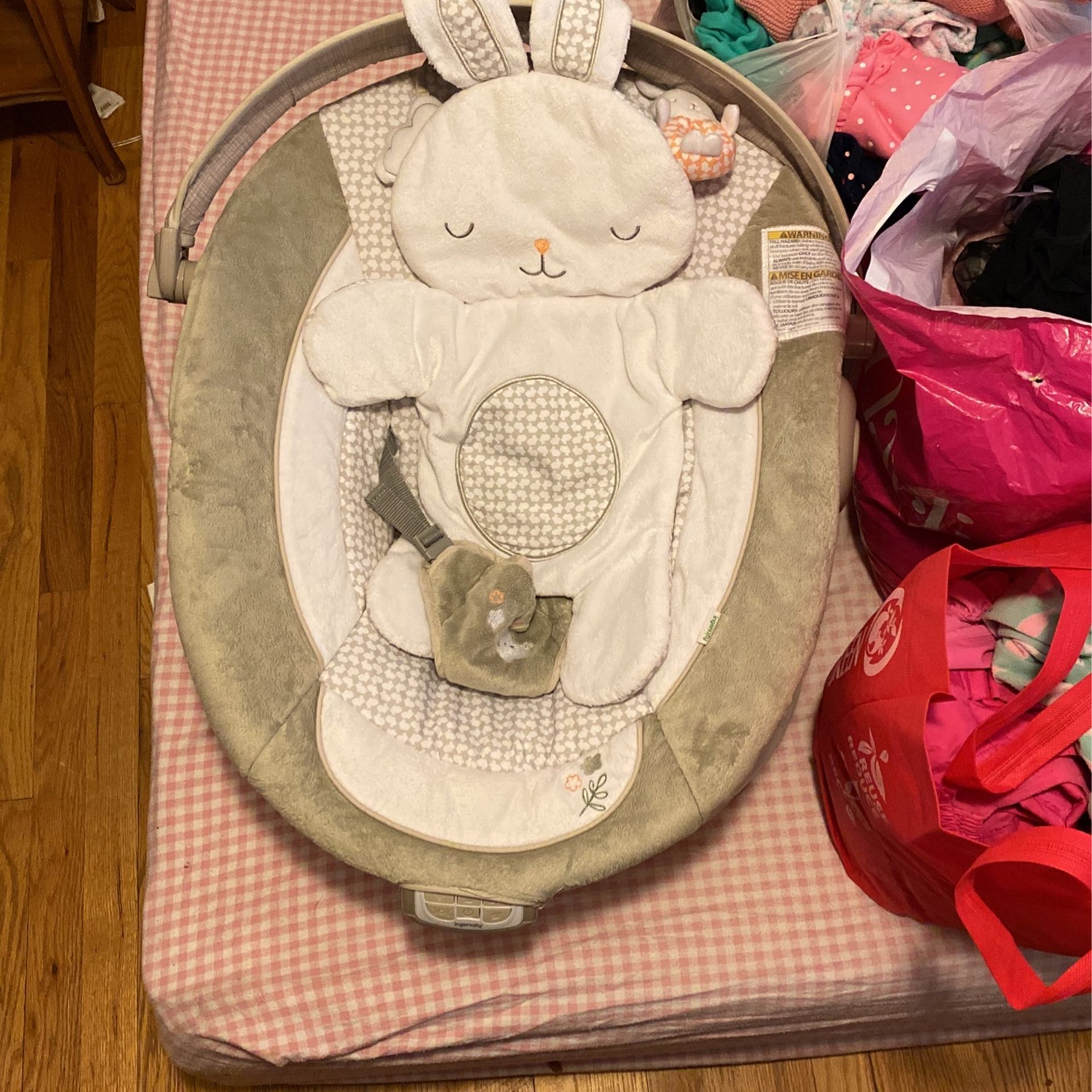 Baby Swing+ Baby Clothes 