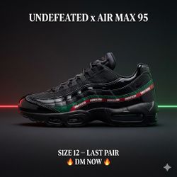 Nike Air Max 95 Undefeated Black